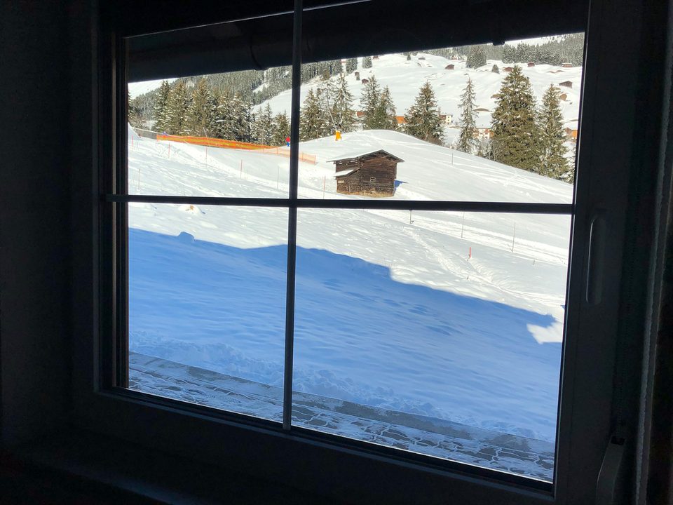 Skipiste direkt am Haus